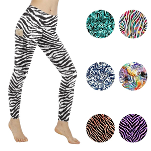 Leggings de yoga taille haute en spandex, extensibles, confortables, respirants, sans coutures, pour le fitness, la gym, l'entraînement et la course à pied - Product Image 1