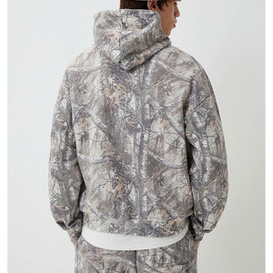 Sudadera con Camuflaje Personalizado, Algodón de Alta Calidad, Estampado RealTree, Sudadera con Capucha Vintage para Hombre - Product Image 2