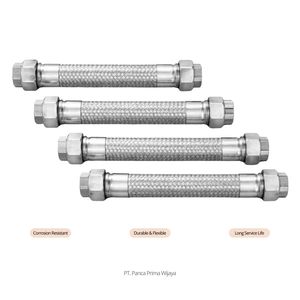 Manguera Metálica Flexible de Alta Calidad SS304 de 1 1/2 Pulgadas (50cm) con Conector de Unión BSPT, Resistente al Calor, para Soldadura Industrial - Product Image 3
