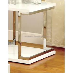 Modern <b>Space</b> <b>Saving</b> Adjustable Metal Coffee <b>Table</b> Designer Furniture Contemporary Living Room Home Furniture Zahid - Product Image 3