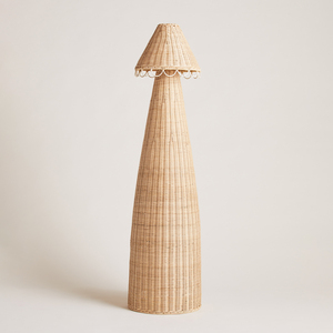 Lámpara de pie escultural de ratán, muebles modernos para el hogar, venta al por mayor, lámparas tejidas ecológicas - Product Image 4