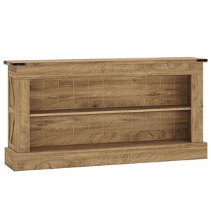 Table console longue à double niveau avec espace de rangement pour entrées ou canapés - Product Image 5