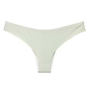 Culottes de bikini pour femmes en gros, tricotées en Spandex/Polyester, taille basse, ajourées, sous-vêtements attrayants, prix abordable, personnalisables - Product Image 4