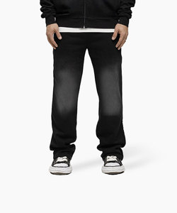 OEM Sun Fade Joggers 100% Cotton Acid Wash <b>Oversized</b> <b>Sweatpants</b> Supplier High Quality Jogger's OEM & ODM Manufactur - Product Image 1