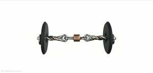 NEW EQUESTRIAN HORSE LONG SHANK <b>RINGS</b> with <b>RUBBER</b> GUARD MOUTH BITS COMFORTABLE STAINLESS STEEL by RIAZ JAMAL INTEL - Product Image 4