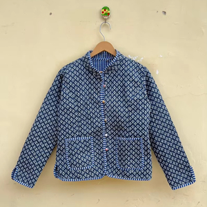 Edredón Acolchado Hecho a Mano en India, 100% Algodón Ecológico, Antiarrugas, Transpirable, de Secado Rápido, con Estampado Digital y Bolsillo Frontal, para Otoño e Invierno - Product Image 1