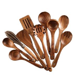 Natural Kitchen Top Sponsor Acacia Mango Wood Item Utensils Spatula High Quality Listing and <b>Wooden</b> <b>Spoons</b> <b>Set</b> - Product Image 1