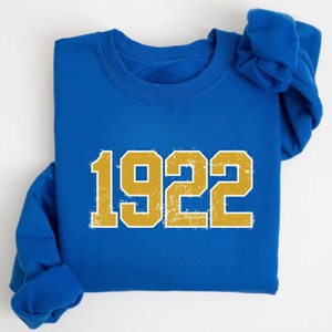 Premium College Varsity <b>Sweatshirt</b> Long Sleeve Crew Neck Pullover Warm Casual Top <b>Retro</b> Fashion Streetwear Clothing for Women - Product Image 1