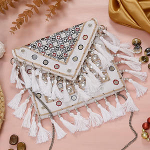 Artisanat de luxe fait à la main Banjara broderie Patch sac de soirée femmes vente chaude sac à bandoulière au Canada - Product Image 4