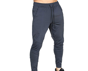 Pantalon de jogging pour homme personnalisé avec logo, en toile de qualité moyenne, avec cordon de serrage, OEM, décontracté, pour le fitness, vente en gros - Product Image 3