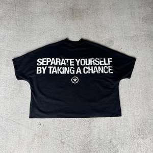 เสื้อยืดโอเวอร์ไซส์พิมพ์ลายตามสั่งสำหรับผู้ชายและผู้หญิง ผ้าฝ้าย เสื้อยืดสตรีทแวร์แบบยูนิเซ็กส์ - Product Image 3