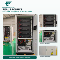 Armoire BESS hybride Grid 261 kWh à refroidissement liquide 832 V LiFePO4 125 kW pour stockage d'énergie en micro-réseaux C&I