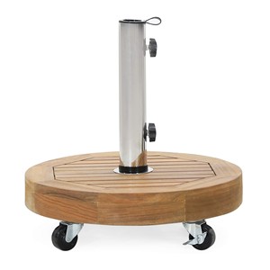 Porte-parapluie en bois d'acacia, design industriel moderne, vente en gros Inde - Product Image 1