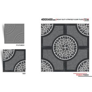 Prix de gros attractif : Carreaux de porcelaine numérique effet pierre rustique 40x40cm (400x400mm) pour revêtements de sol extérieurs, jardins et balcons - Product Image 5