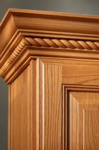 Moldura de Techo de Madera de Álamo, Cornisa Decorativa, Moldura Ornamental Resistente a la Putrefacción, Ecológica, Fácil de Instalar, Residencial - Product Image 6