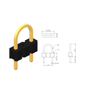 Conector de pines de alta resistencia de 2.54 mm para sistemas de vehículos eléctricos - Product Image 6