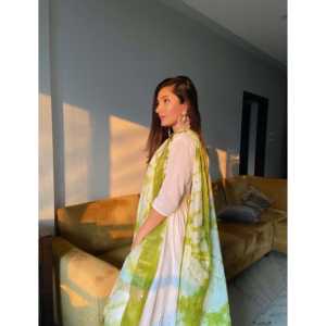 Conjunto de Traje Transpirable de Rayón Blanco para Mujer, Talla XS, Tela Chifón - Product Image 3