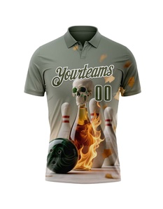 Polo unisexe personnalisé de votre marque – Fournisseur ODM de polos uniformes colorés pour le golf et le bowling - Product Image 5