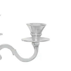 Porte-bougie en métal fait main, tendance actuelle, centre de table de luxe pour hôtel et mariage, populaire récemment - Product Image 3