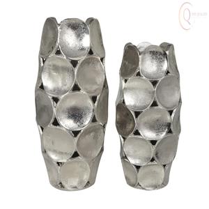 Jarrón de Metal Hecho a Mano para Decoración Elegante del Hogar, Apto para Mesa de Centro, Estante y Escritorio de Oficina - Product Image 1