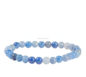 Fashion Jewelry Seawater Pearl Beaded Elastic Charm Bracelet Pink Unisex Luxury Gift 8mm - Product Image 2