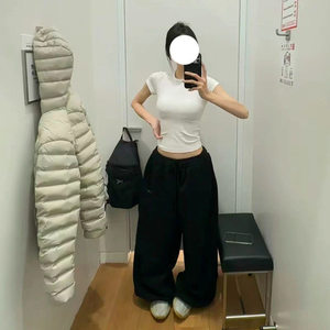 Pantalones Deportivos Holgados de Cintura Alta para Mujer, Pantalones Largos Casuales y Cómodos para Otoño e Invierno - Product Image 5