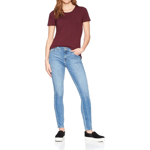 Nouveau T-shirt court d'hiver de qualité supérieure pour femme, avec logo personnalisé, grandes tailles, 100 % coton, écologique, vêtements décontractés, T-shirts pour homme en promotion - Product Image 5