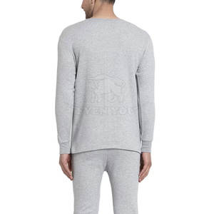 Chemise thermique de haute qualité 100% coton, écologique, respirante, extensible, chaude, idéale pour l'entraînement hivernal, vêtements décontractés pour hommes - Product Image 3