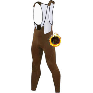 Cuissard de cyclisme léger et confortable pour homme, avec bretelles et logo réfléchissant, anti-humidité - Product Image 1