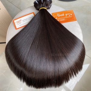 Extensions de cheveux humains de luxe, lisses comme des baguettes, couleur naturelle, soyeuses, cuticules intactes, longue durée - Product Image 2