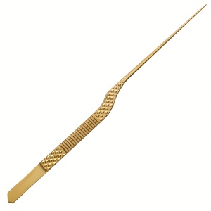 Precision Stainless Steel Ear Cleaning Tweezer 16cm/6.5in Curved Ear Wax <b>Removal</b> Forceps Hygiene Care <b>Tool</b> - Product Image 2
