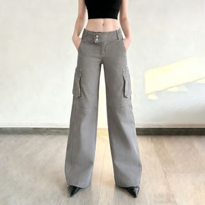 กางเกงคาร์โก้ผู้หญิงยอดนิยม มีจำหน่ายในราคาขายส่ง เนื้อผ้านุ่ม ขายดี กันยับ แห้งเร็ว สำหรับผู้ใหญ่ - Product Image 2