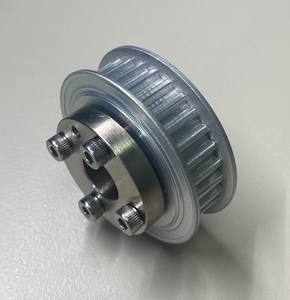 Poulie ronde en alliage de type GT à couple élevé pour camion lourd, personnalisée S8M/S14M, usinée par hobbing avec courroie de distribution - Product Image 4