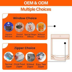 Bolsa personalizada brillante con cierre de cremallera para embalaje de ferretería |   Plástico Laminado |   Ventana con Muesca de Desgarre |   Vietnam - Product Image 6