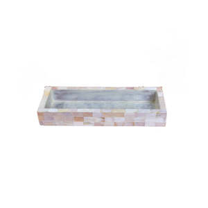 Bandeja Rectangular con Incrustaciones de Madreperla y Cubiertos Dorados para Decoración de Fiestas, Platos y Vajilla de Diseño Moderno - Product Image 3