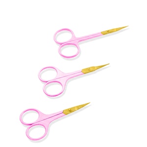 Acier pur conception personnalisée manucure pédicure ciseaux à ongles pince à sourcils avec toilettage à pointe pointue - Product Image 5