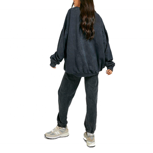 ชุดวอร์มฤดูใบไม้ร่วงฤดูหนาวแบบ 2 ชิ้น เสื้อฮู้ดมีซิป กางเกงวอร์ม ชุดเซ็ตสำหรับผู้หญิง ชุดแทรคสูท ไซส์พลัส เสื้อผ้าผู้หญิง - Product Image 2