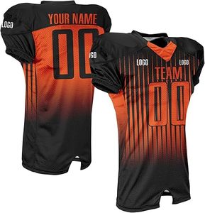 ออกแบบโลโก้ตามสั่ง พิมพ์ลายเสื้ออเมริกันฟุตบอลแบบยูนิเซ็กซ์ คุณภาพพรีเมียม ชุดยูนิฟอร์มอเมริกันฟุตบอลแบบสั่งทำ - Product Image 2