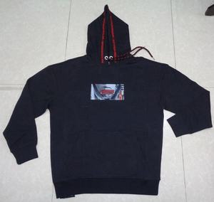 2020 nuevo jersey XL para hombre, Sudadera con capucha de manga larga, logotipo personalizado, 100% de algodón, temporada de invierno, patrón de personajes, forro polar liso teñido - Product Image 4