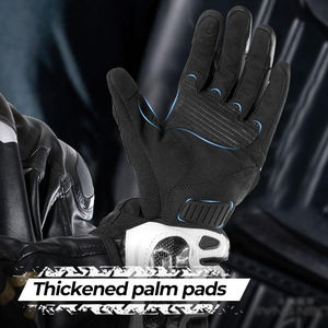 Guantes de Motocicleta de Cuero Premium para Hombre y Mujer, Guantes de Protección para Motociclistas, Guantes de Carreras con Protección Completa para los Dedos - Product Image 6