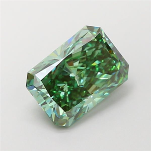 Grand diamètre, vert vif fantaisie, taille radiant, cultivé en laboratoire, certifié IGI, pierre précieuse de couleur premium, vente en gros de bijoux personnalisés VS1/VVS1 - Product Image 1