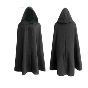Capa con Capucha Renacentista Lista para Enviar, Capa de Bruja con Capucha, Traje Medieval de Caballero, Disfraz Gótico Unisex - Product Image 5
