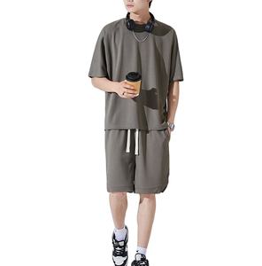 Ensemble Coordonné Homme Style Urbain Oversize Été : Chemise et Short Assortis Respirant Décontracté Deux Pièces - Product Image 1