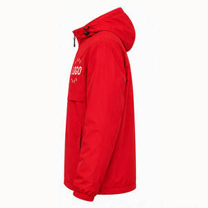 Custom <b>Mens</b> Hooded Windbreaker <b>Jacket</b> Waterproof <b>Lightweight</b> Outdoor Running Hiking <b>Rain</b> <b>Jacket</b> OEM ODM Private Label - Product Image 2