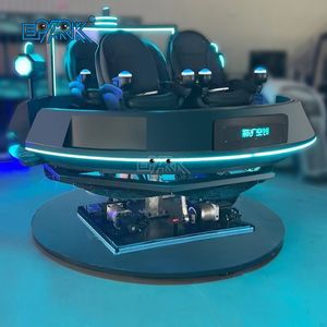 <span class=keywords><strong>2022</strong></span> gagner de l'argent 6 Dof plate-forme de mouvement volant Vr 9d Machine de cinéma 9d réalité virtuelle 9d 4 sièges - Product Image 5