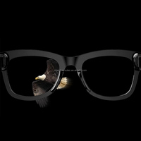 Lunettes intelligentes AR alimentées par AI avec caméra 1080P Navigation en temps réel Streaming sans fil pour le partage de médias Contrôle mains libres