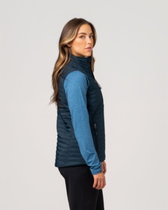 Chaleco Acolchado de Punto Casual para Mujer, Sin Mangas, con Cierre, Transpirable, Ligero, Cálido, para Otoño e Invierno, con Cuello Alto - Product Image 5