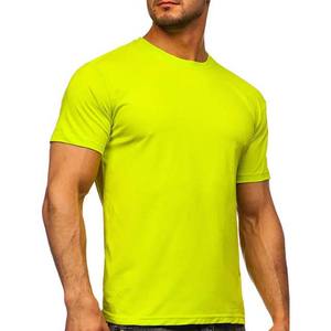 Camiseta Deportiva de Manga Corta para Hombre, Corte Regular, Algodón, Logotipo Frontal, Secado Rápido, Transpirable, para Gimnasio, Entrenamiento, Deportes, Personalizable - Product Image 3