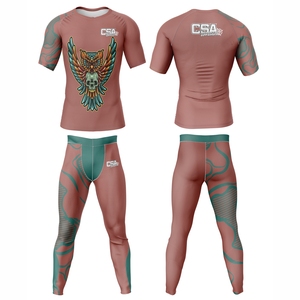 Ropa de Compresión para Hombre con Diseño Nuevo 2026, Impresión por Sublimación, Calidad Premium, Transpirable, Ecológica, Rashguard y Leggings para MMA - Product Image 1