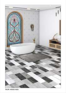 Baldosa de porcelana con acabado mate de 600x600 mm, desarrollada para crear un característico acabado de superficie suave, un equilibrio natural y una gran durabilidad. - Product Image 3